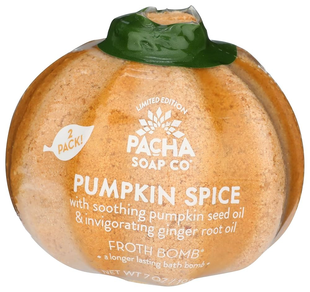 PACHA SOAP Pumpkin Spice Froth Bomb, 7 OZ | Amazon (US)