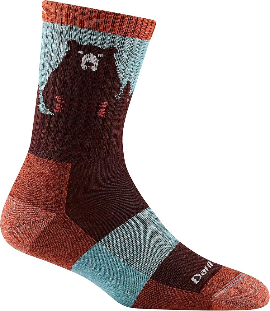 Darn Tough Bear Town Micro Crew Lightweight with Cushion Sock - Women's | Amazon (US)