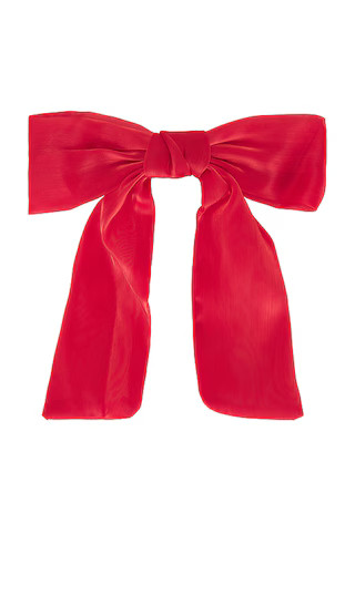 Amelie Bow Hair Clip in Red | Revolve Clothing (Global)