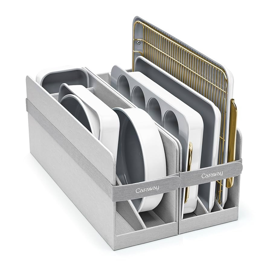 Caraway Nonstick Ceramic Bakeware Set (11 Pieces) - Baking Sheets, Assorted Baking Pans, Cooling ... | Amazon (US)