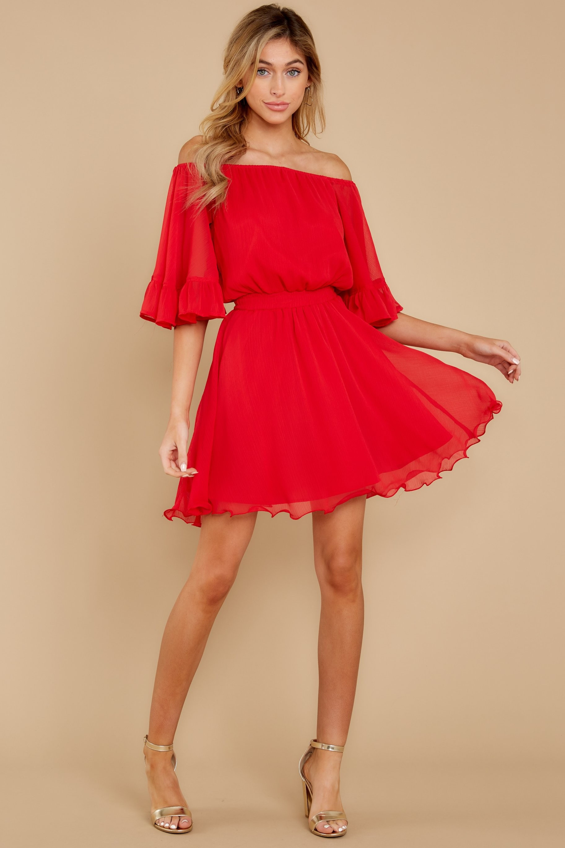Endless Rose Effortless Grace Red Dress | Red Dress 