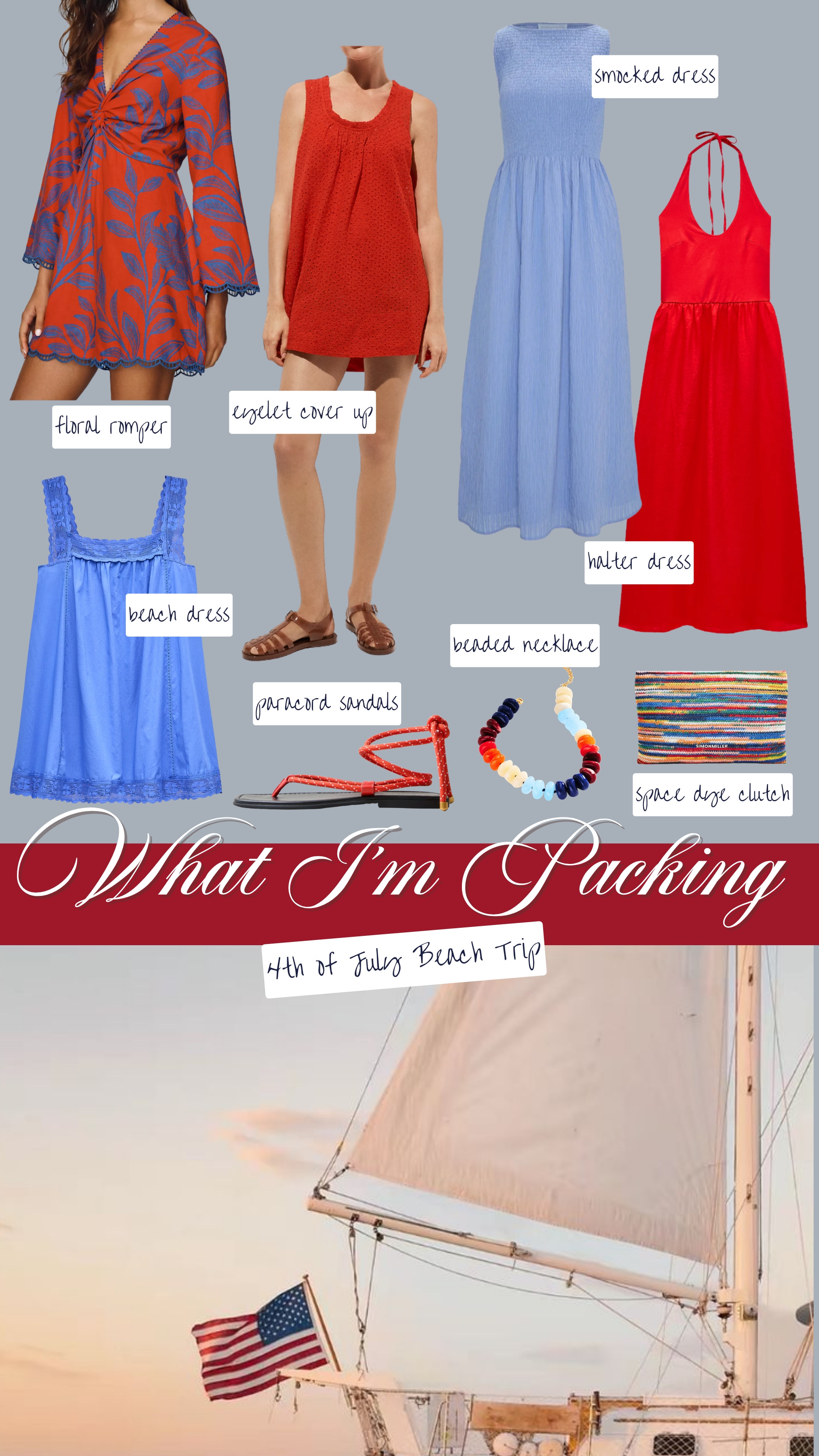 We're heading to the beach for the 4th of July! Here are my red, white and blue outfits I'll be packing!

4th of july outfits, 4th of july, summer outfits, beach trip, what i'm packing, beach vacation 

 #LTKmomlife #LTKSeasonal #LTKTravel