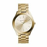 Michael Kors Women's Slim Runway Three-Hand Stainless Steel Quartz Watch | Amazon (US)