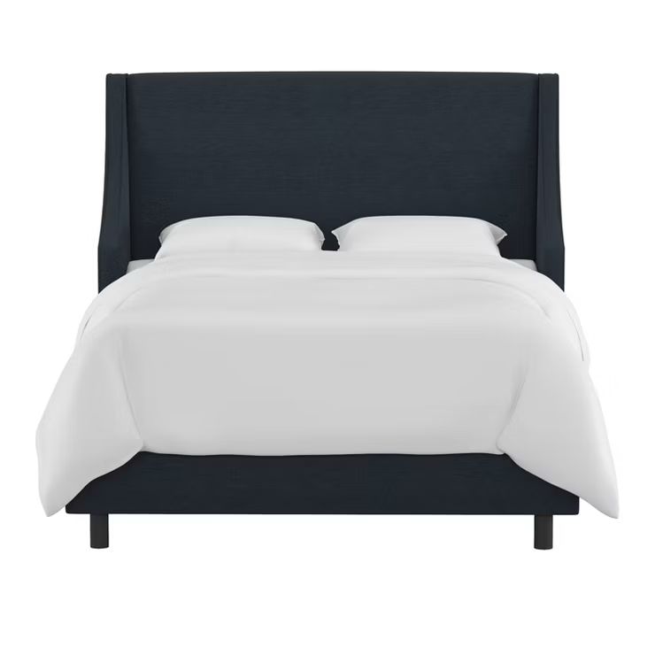 Dianna Swoop Arm Wingback Linen Bed - Skyline Furniture | Target