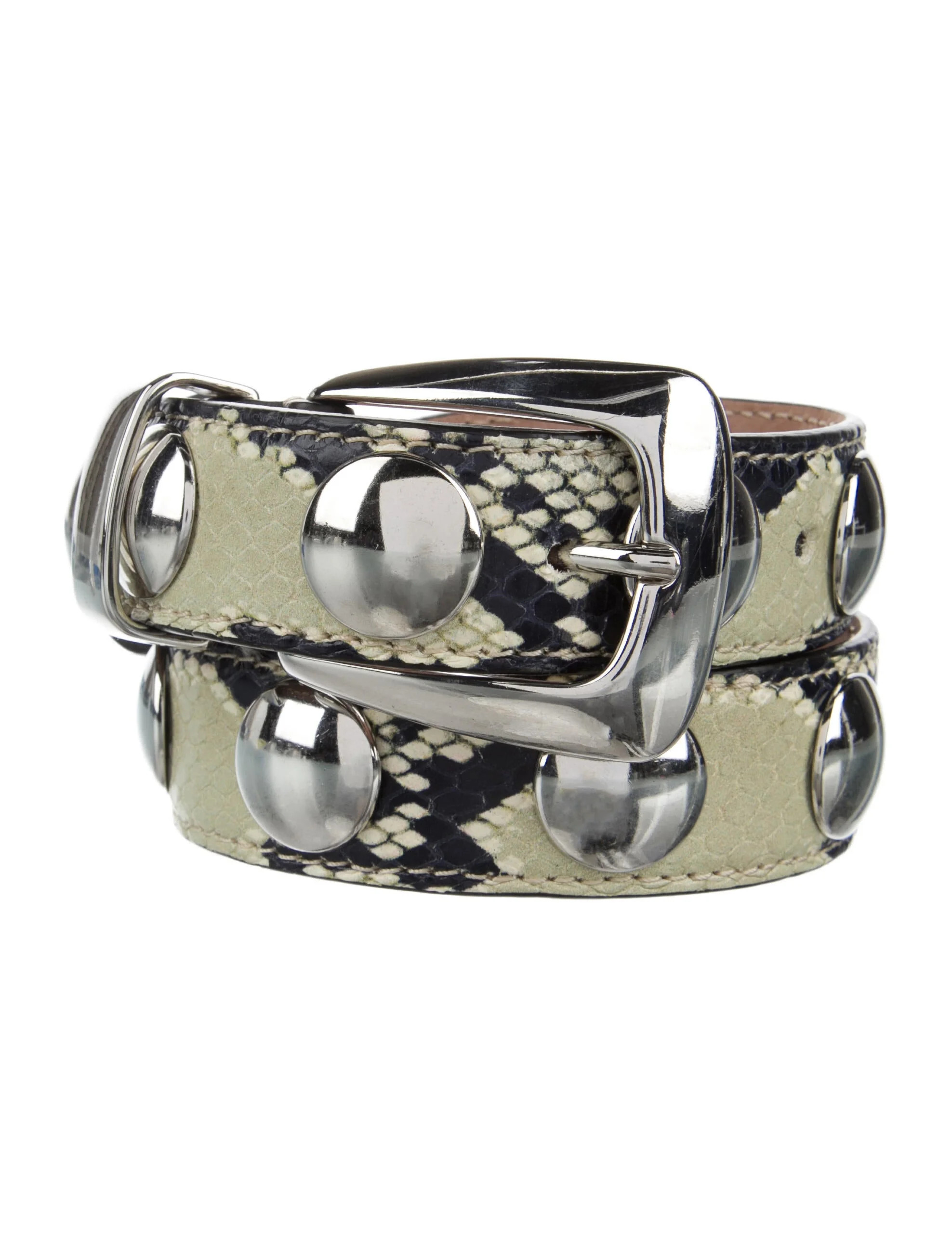 Embossed Leather Belt | The RealReal