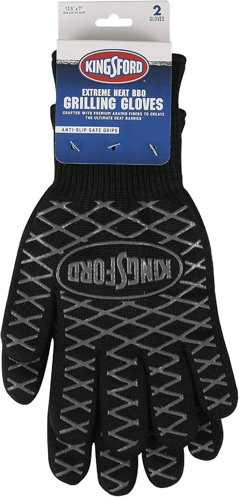 Kingsford Extreme Heat BBQ Grill Gloves, 2 Count | Heat Resistant Barbecue Gloves | The Ultimate ... | Amazon (US)