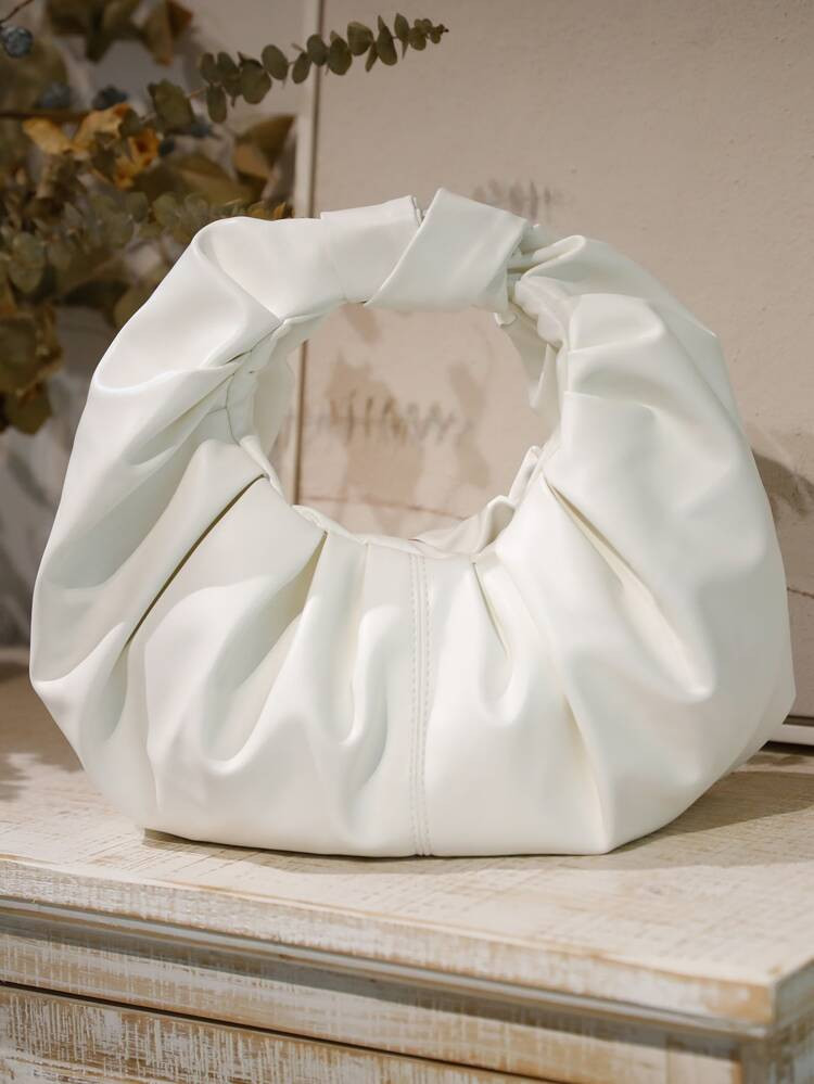 MOTF PREMIUM GATHER PU LEATHER BAG | SHEIN USA | SHEIN