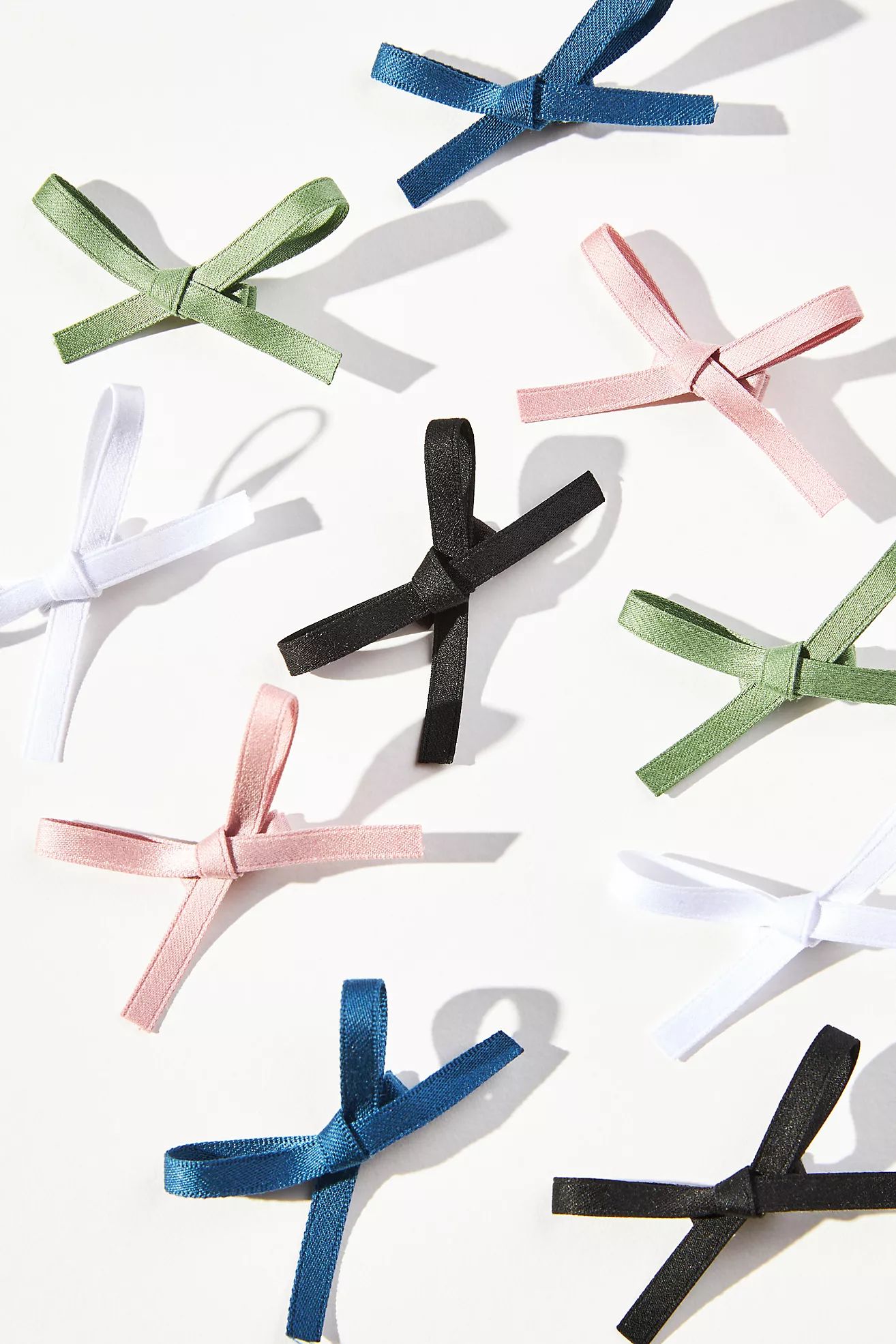 Mini Bow Clips, Set of 10 | Anthropologie (US)