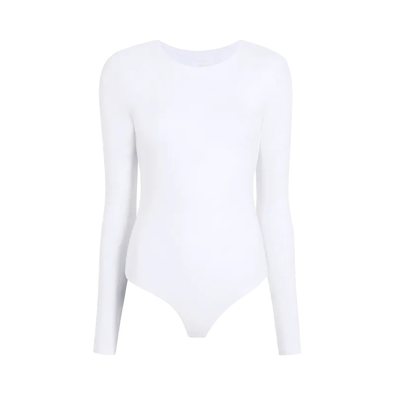 Cotton Crewneck Bodysuit | nuuds