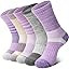 Anlisim Merino Wool Hiking Socks for Women Thermal Winter Warm Boot Work Cushion Socks 5 Pairs | Amazon (US)