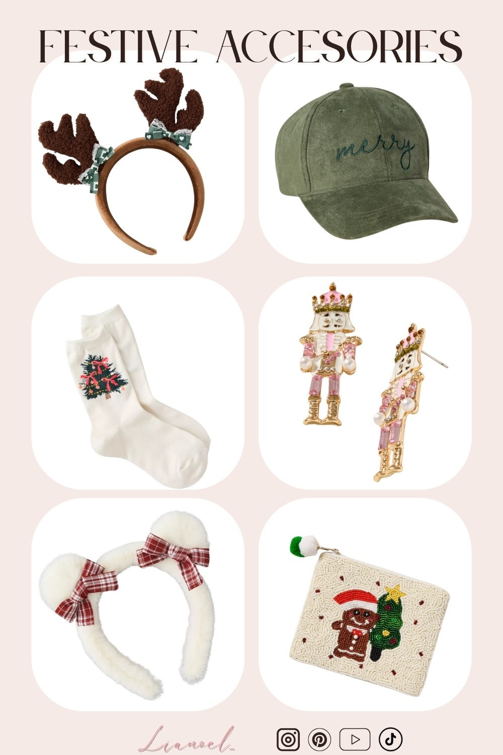 Holiday accessories to complement your wardrobe 

#LTKGiftGuide #LTKFindsUnder50 #LTKHoliday