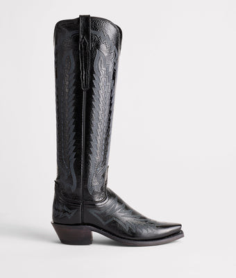 Priscilla :: Crinkle Patent Black | Lucchese Bootmaker
