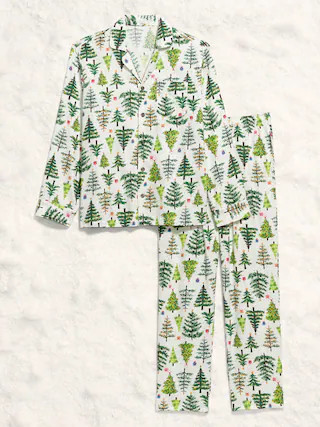 Printed Flannel Pajama Set for Men | Old Navy (US)