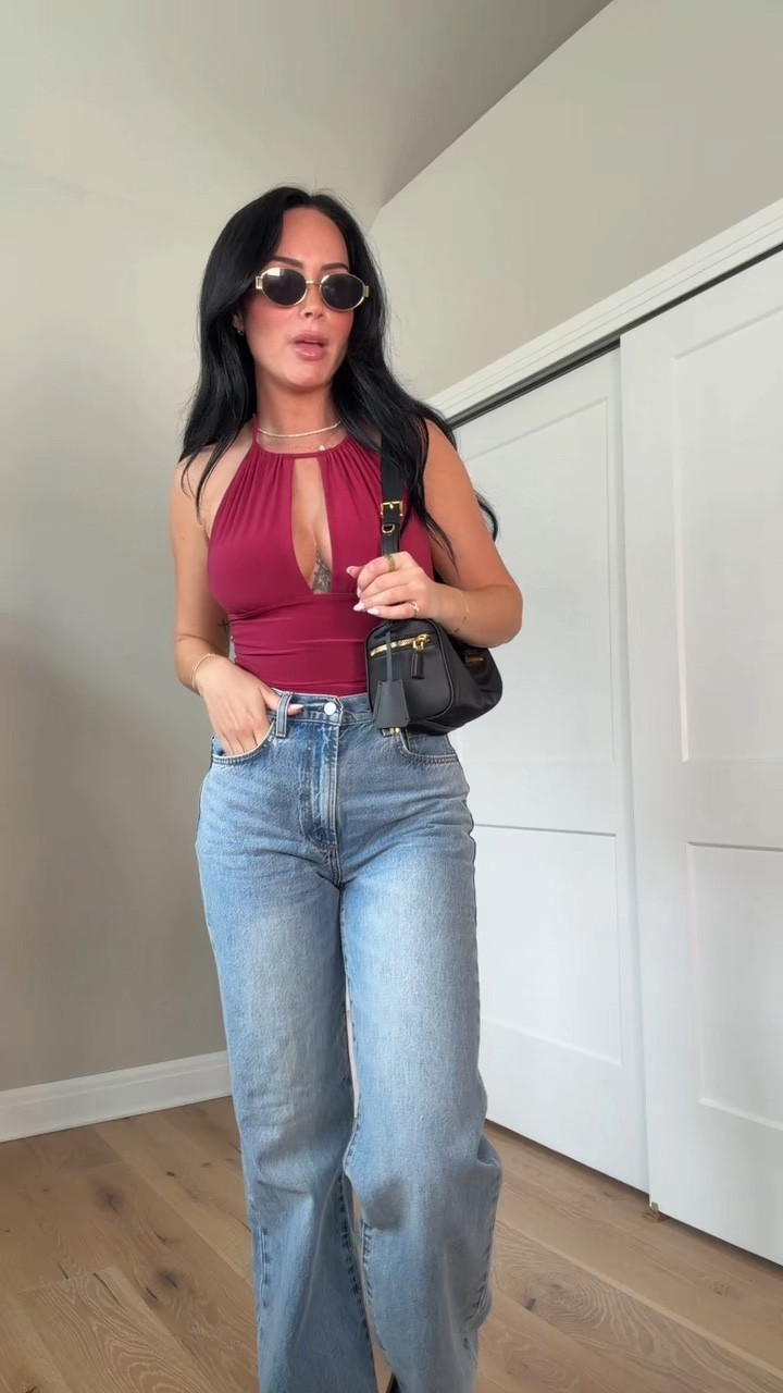 This makes for the perfect date night top, but I dressed it more casual here. Love it so much!! I’ll have my outfit details on my LTK🌷

My sizing 5’7, 145lbs, 32dd
I’m wearing a size small top, size 27 jeans 