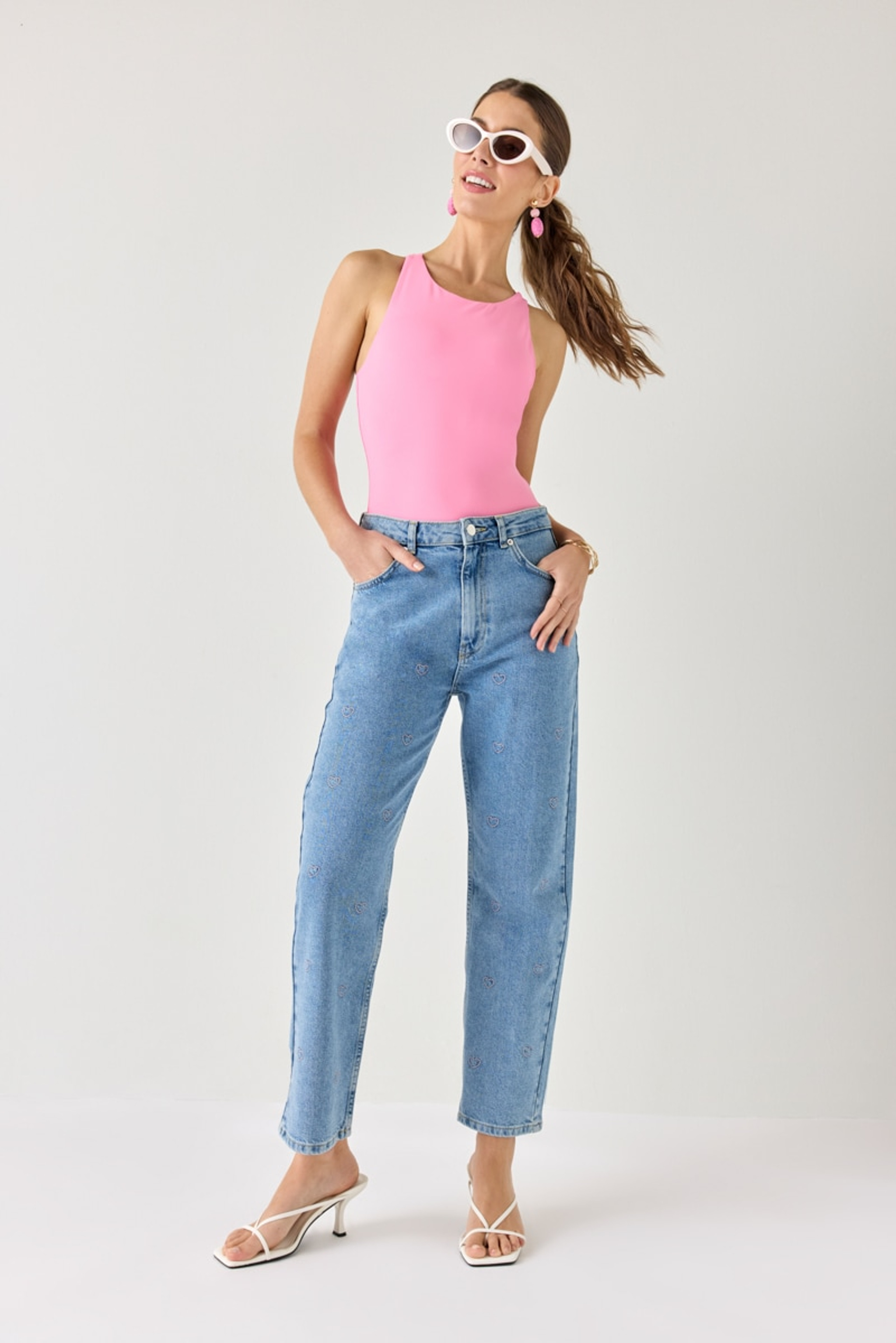 Gina Straight Leg Crop Denim Jeans | Francesca's