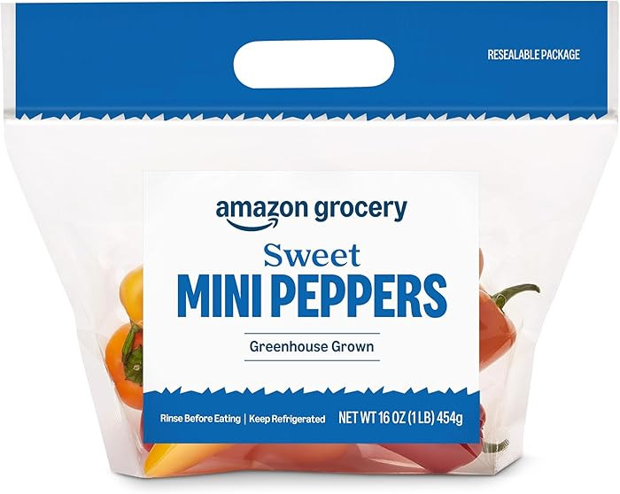 Amazon Grocery, Sweet Mini Peppers, 16 Oz (Previously Fresh Brand, Packaging May Vary) | Amazon (US)