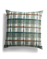 Made In Usa 22x22 Watercolor Paint Plaid Pillow | Home | Marshalls | Marshalls