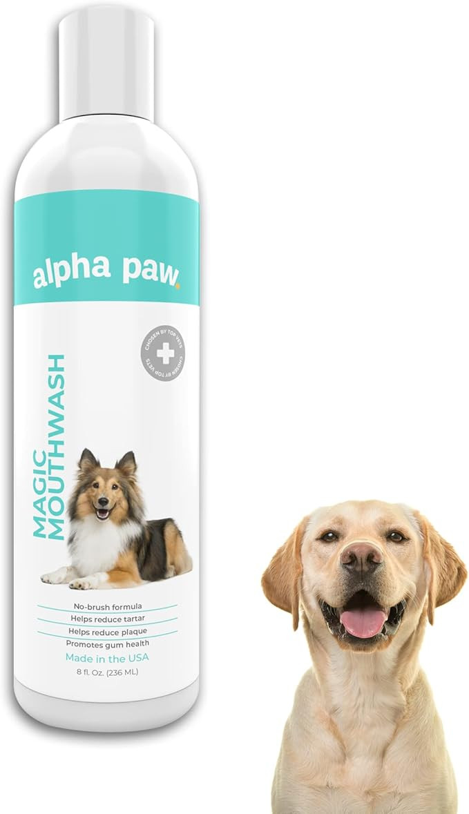 Magic Mouthwash for Dogs, Natural Water Additive, Canine Breath Freshener, Dog Essentials for Pla... | Amazon (US)
