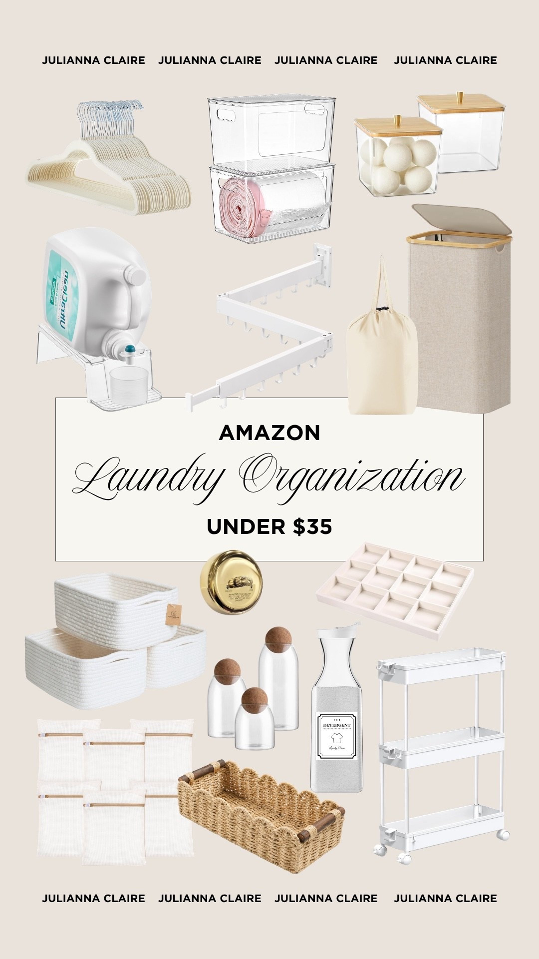 Amazon laundry organization finds under $35!

#LTKHome