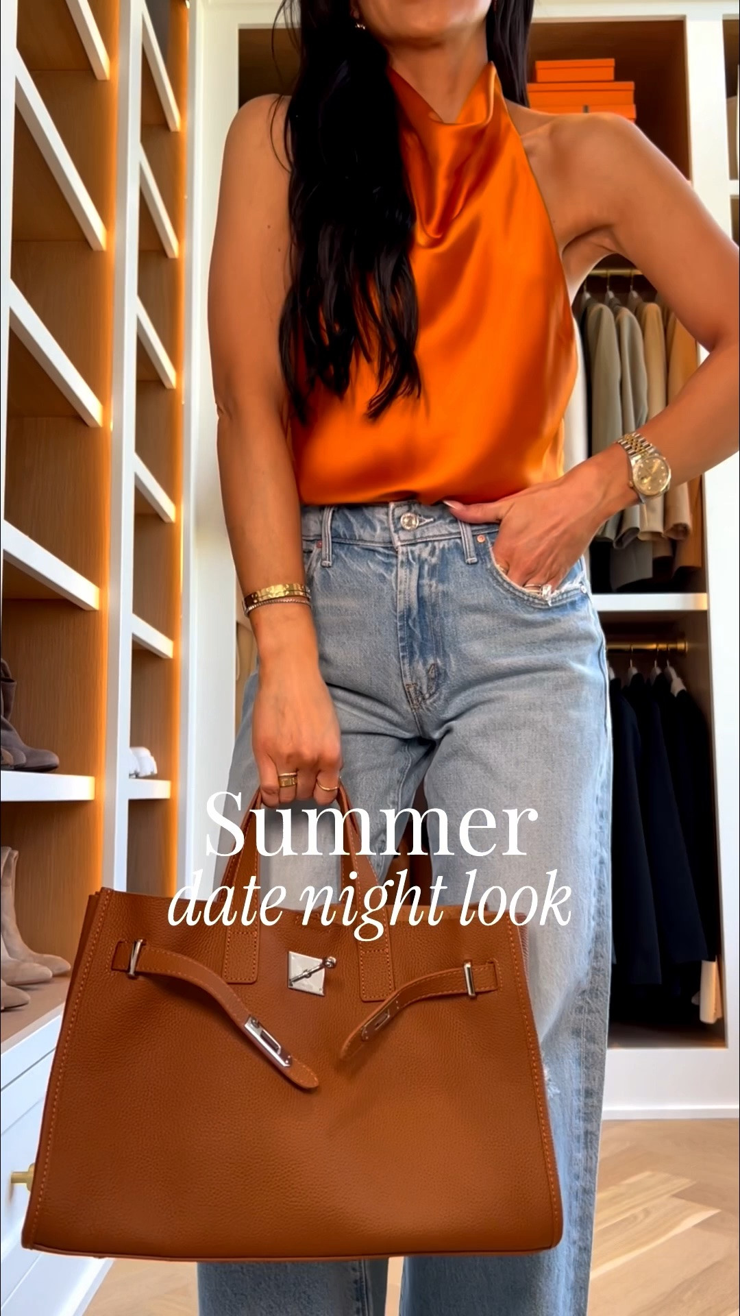 Zara date night outfit / vacation outfit
Zara satin halter top wearing an xs
Mother ripped jeans wearing a 23
Amazon Hermes tote

#LTKOver40 #LTKPetite #LTKootd