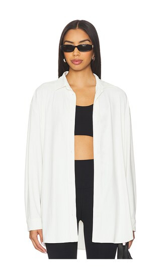 Kate Airweight Lite Button Down Top in White | Revolve Clothing (Global)