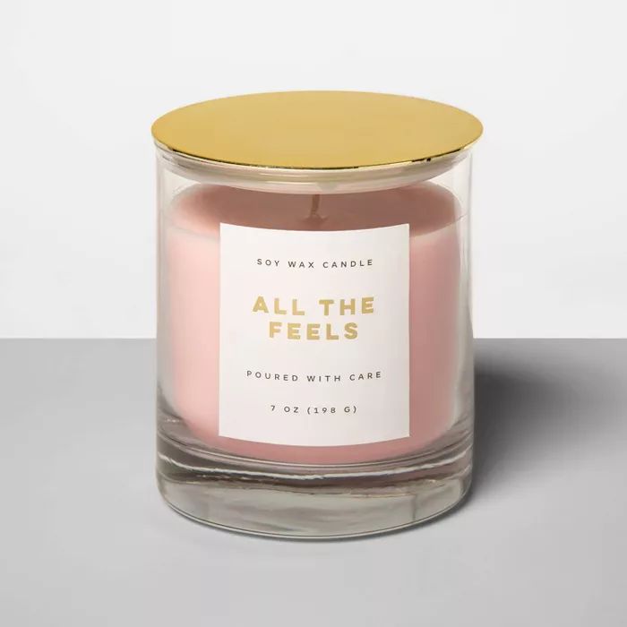 7oz Glass Jar Candle All The Feels - Opalhouse™ | Target