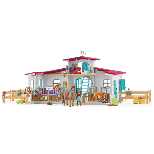 Schleich Horse Club Lakeside Riding Center, 115 Piece Playset, Toy Figurine, Kids in Multicolored at Nordstrom | Nordstrom