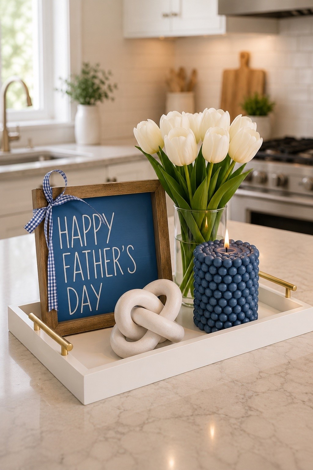 Loving my new, stylish setup for Father's Day!💙

#LTKHome #LTKSeasonal #LTKstorytime