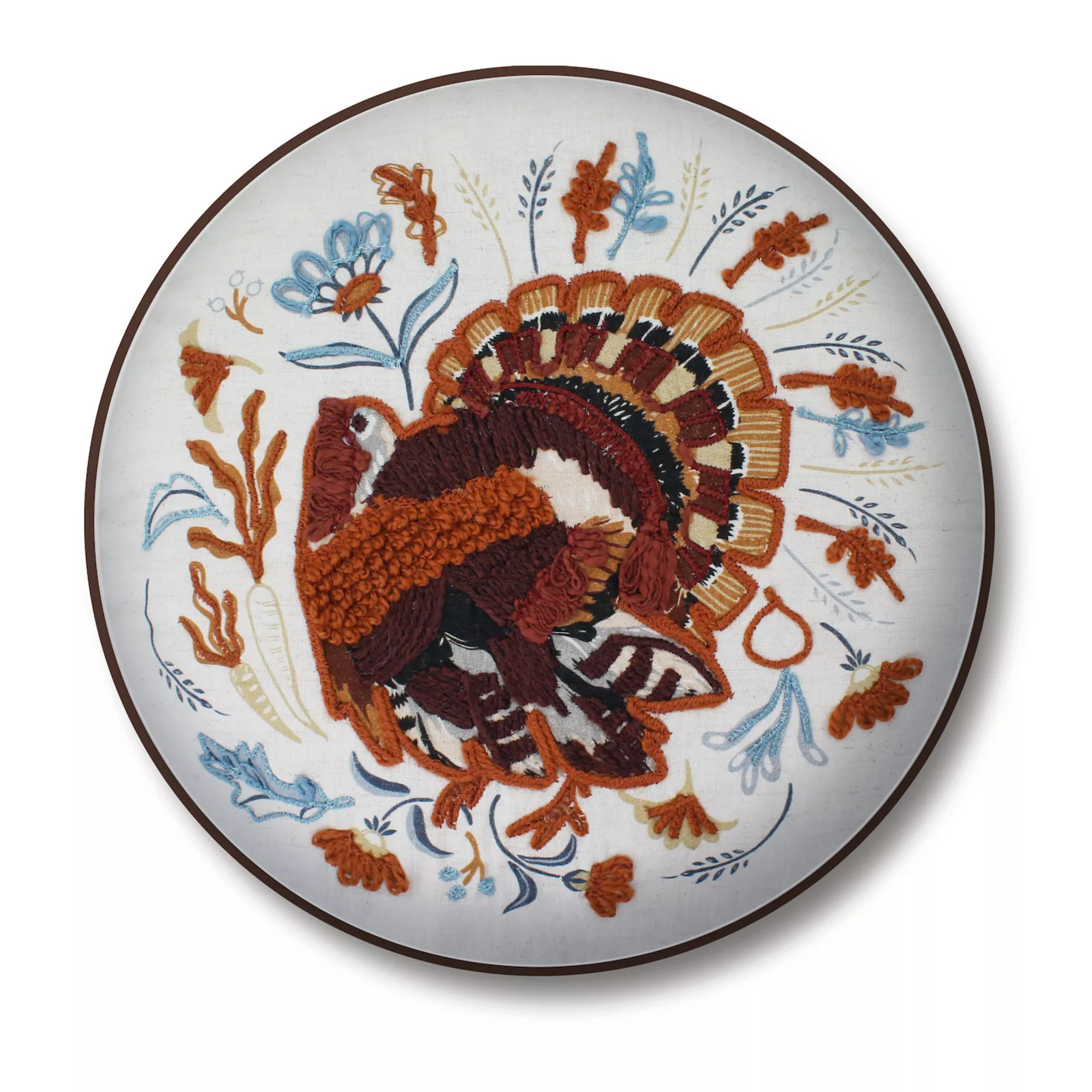 Celebrate Together™ Fall Turkey Round Decorative Throw Pillow | Kohl's