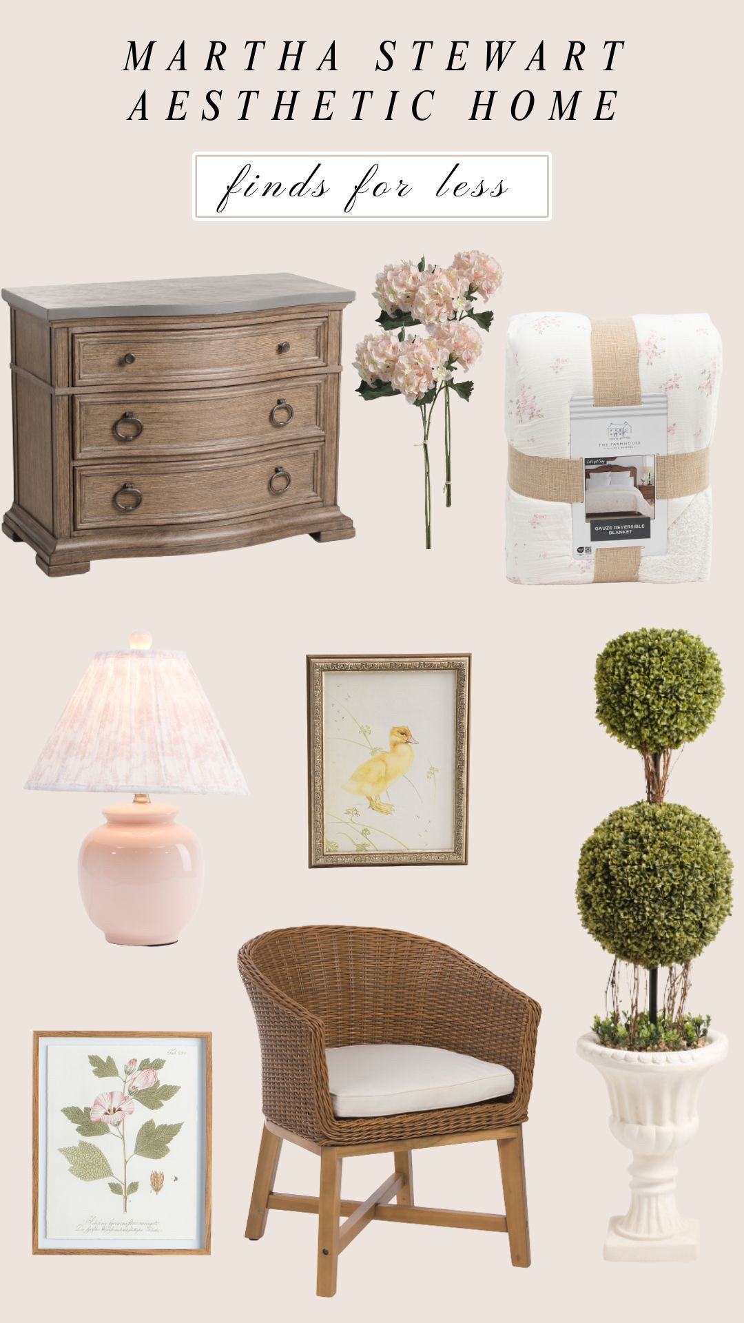 Martha Stewart aesthetic home decor 🌸 Marshalls finds

#LTKHome