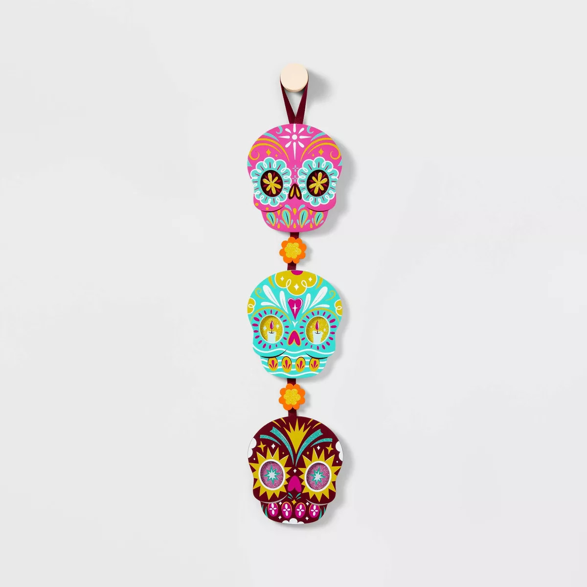 Día de Muertos Trio Calavera Wooden Sign - Designed with Luis Pinto | Target