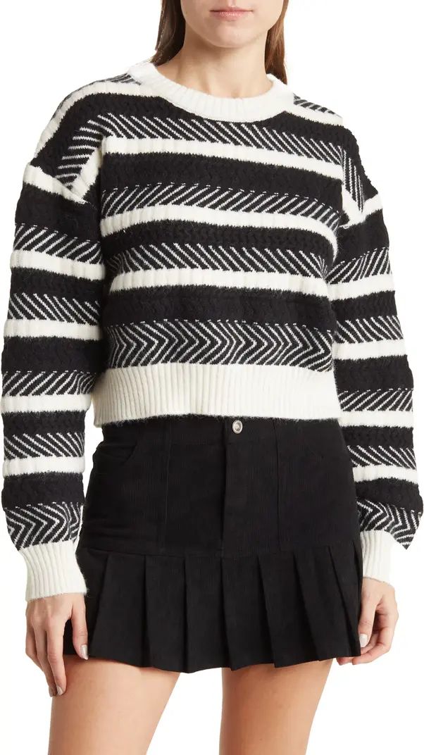 Elodie Mixed Stripe Pattern Sweater | Nordstromrack | Nordstrom Rack