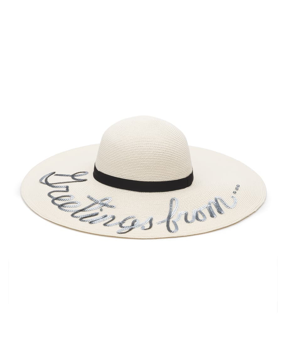 Bunny Greetings From Sun Hat | Neiman Marcus