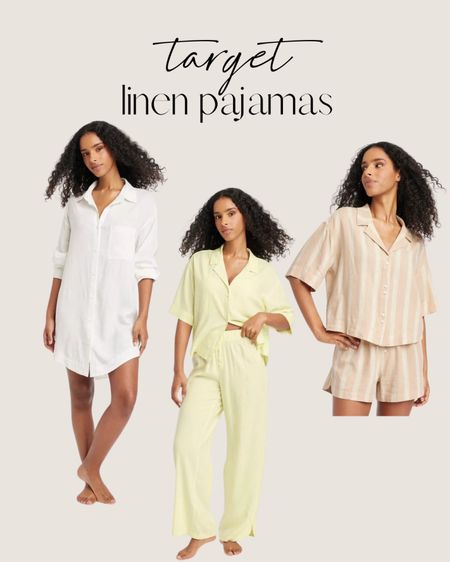 Target linen pajamas 🙌🏻🙌🏻

Shortie pajamas, linen cozy pajamas

#LTKstyletip #LTKSeasonal #LTKfindsunder100