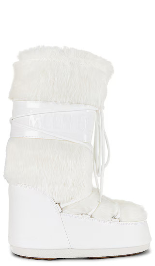 Icon Faux Fur Boot in Optical White | Revolve Clothing (Global)