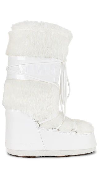 Icon Faux Fur Boot in Optical White | Revolve Clothing (Global)