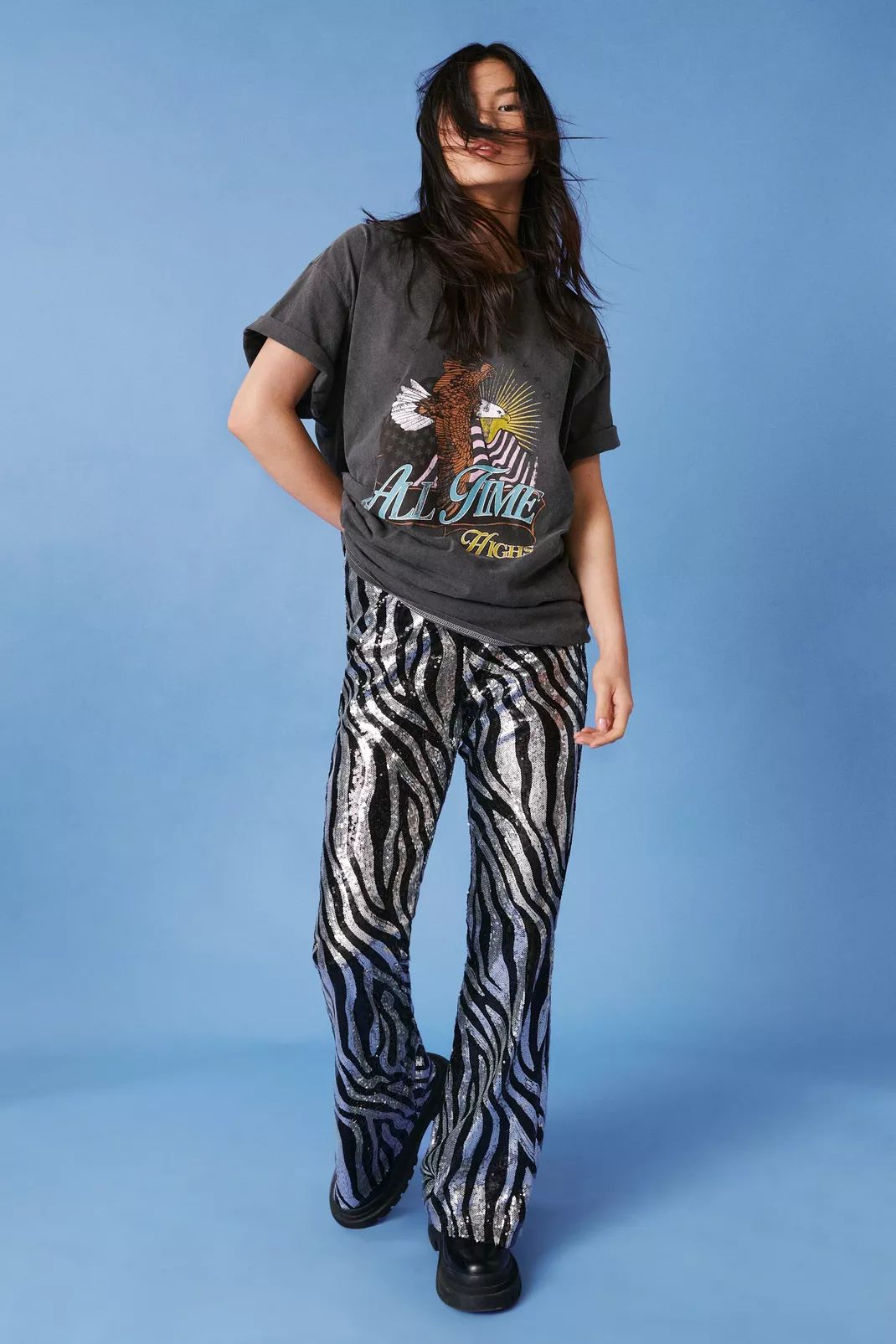 All Time Highs Graphic Oversized T-Shirt | NastyGal (UK, IE)