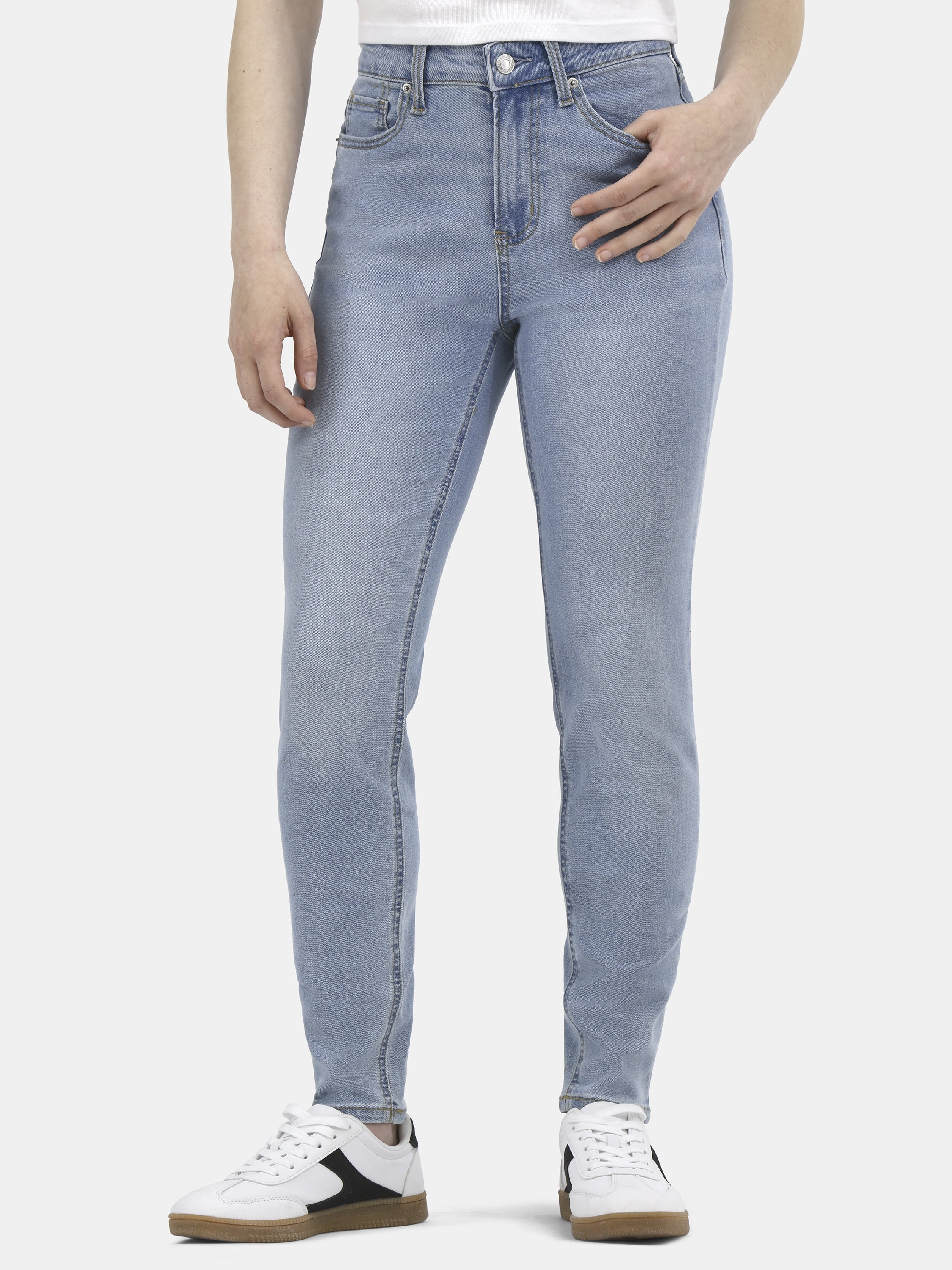 No Boundaries High Rise Skinny Jeans, 29” Inseam, 1 or 2-Pack, Women’s | Walmart (US)