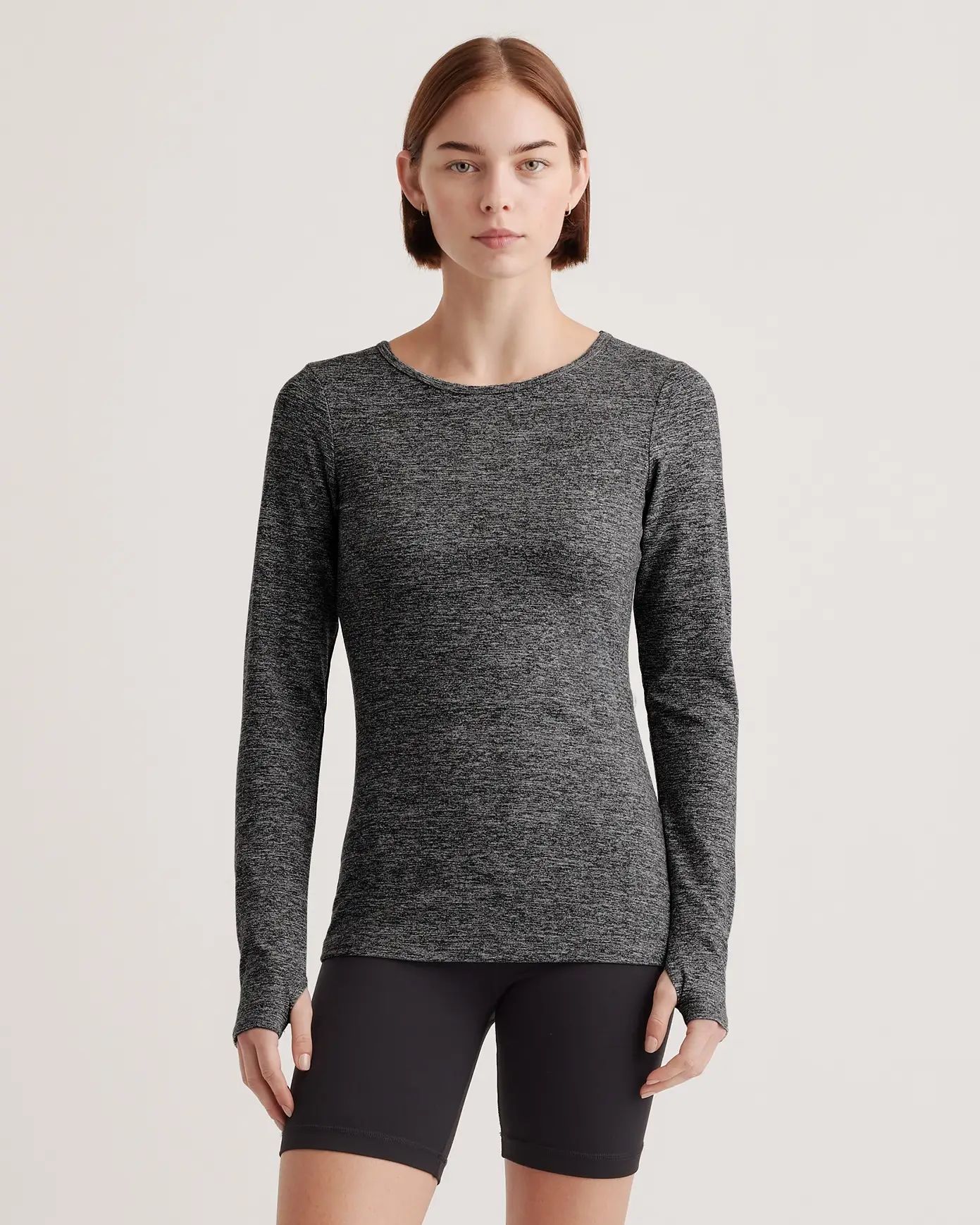 Ultra-Soft Fitted Long Sleeve Top | Quince
