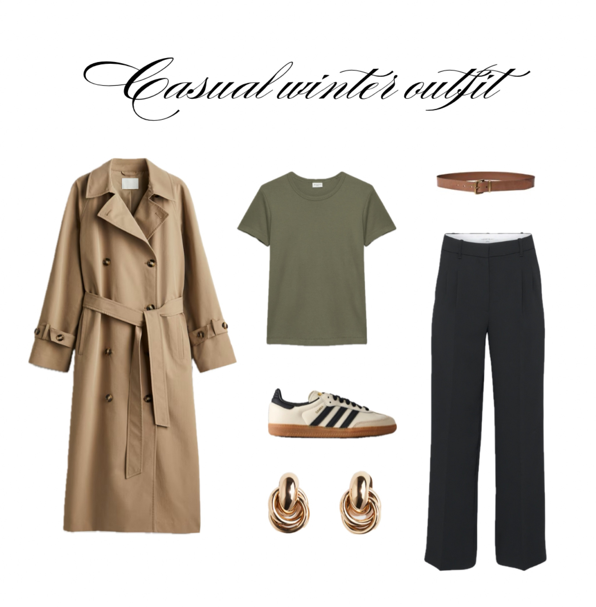Casual winter outfit | business casual winter outfit | work winter outfit | trench coat outfit | Aritzia outfit | samba outfit | winter outfit | work outfit | black pant outfitt

#LTKcanada #LTKworkwear #LTKwinter
