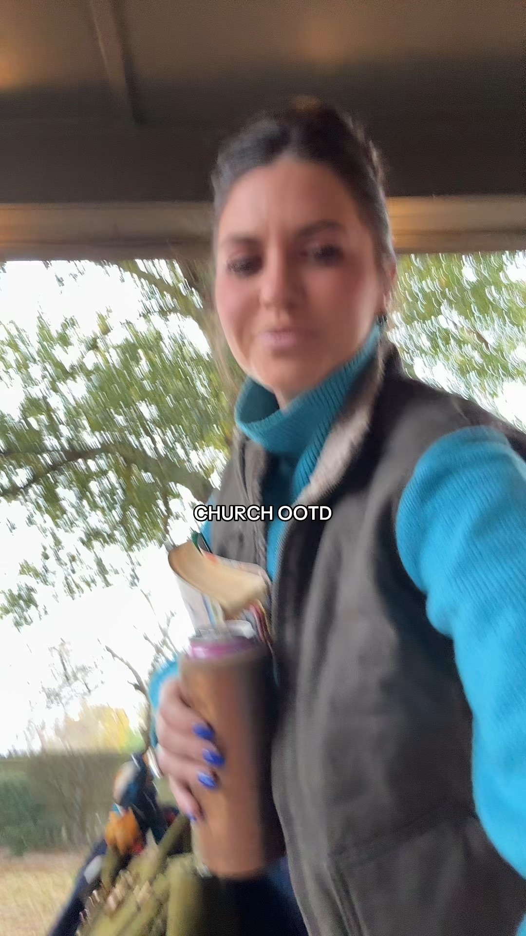 Easy Sunday church outfit 🩵

Sunday. Church. Church ootd. Church outfit. Comfy. Comfy outfit. Fall outfit. Winter outfit. Vest. Vest outfit. Fringe purse. Purse details. Purse charm. Bag charms  

#LTKootd #LTKHoliday #LTKdayinmylife