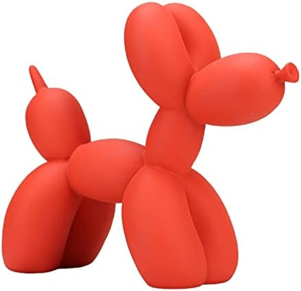 Home Decor Balloon Dog Sculpture, Modern Art Collectible Resin Balloon Dog Statue, Modern Decor Ball | Amazon (US)