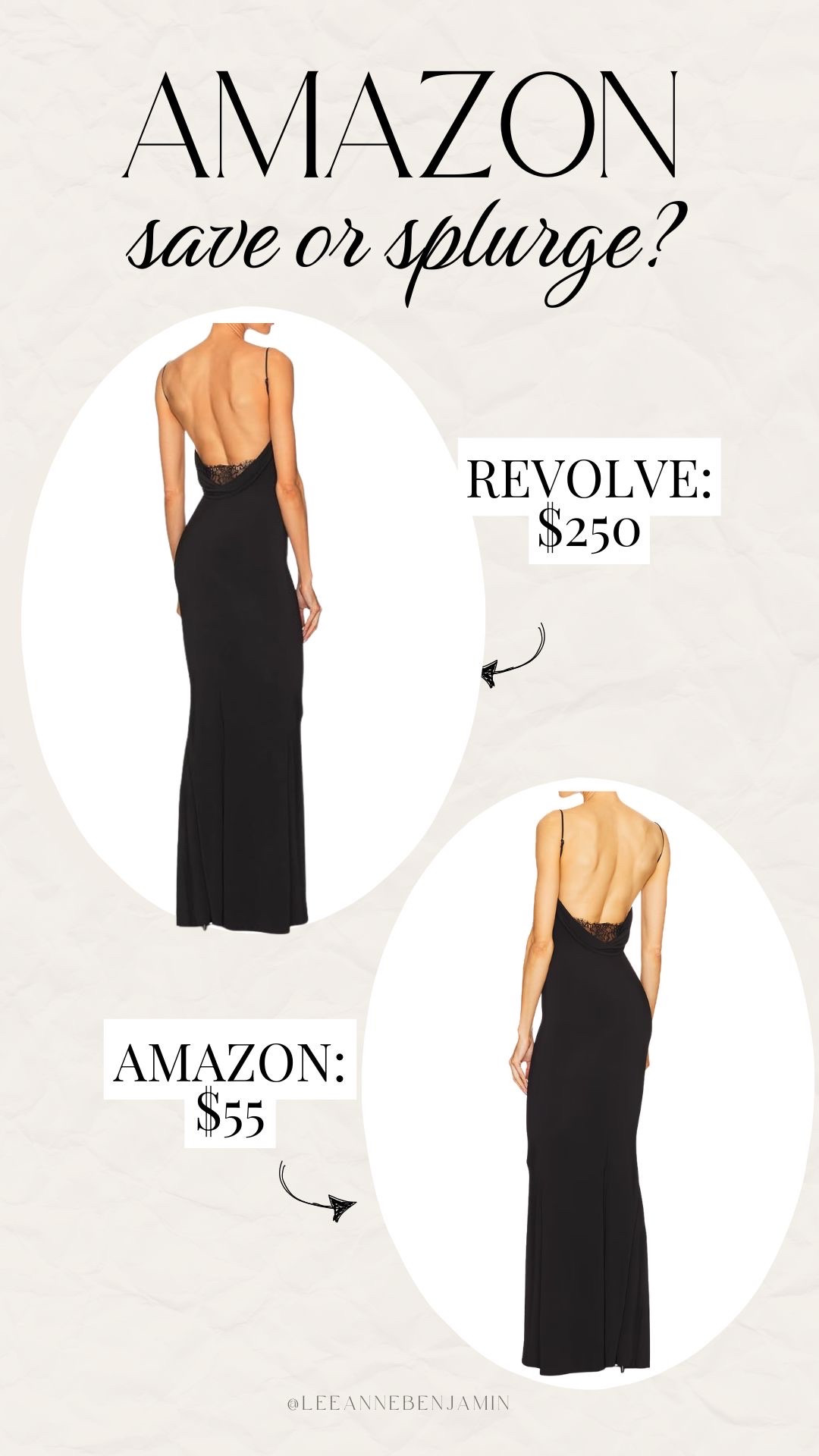 Revolve look for less stunning black tie dress! 

#LTKootd #LTKWedding