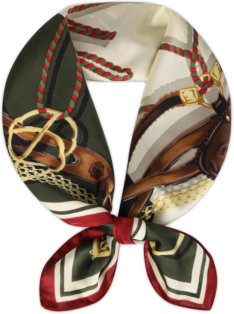 Relang Fashion silk Satin Head Scarf for Women Hair Bandana Hair Scarf Wrap Neck Scarf for Women ... | Amazon (US)