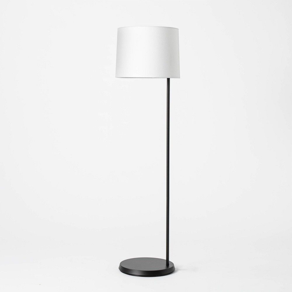 Offset Base Floor Lamp Black (Includes LED Light Bulb) - Threshold designed with Studio McGee | Target