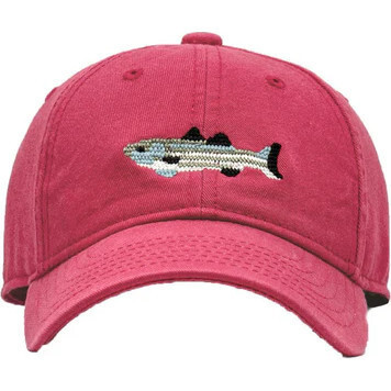 Harding Lane | Striped Bass Baseball Hat, Weathered (Red, One Size) | Maisonette | Maisonette