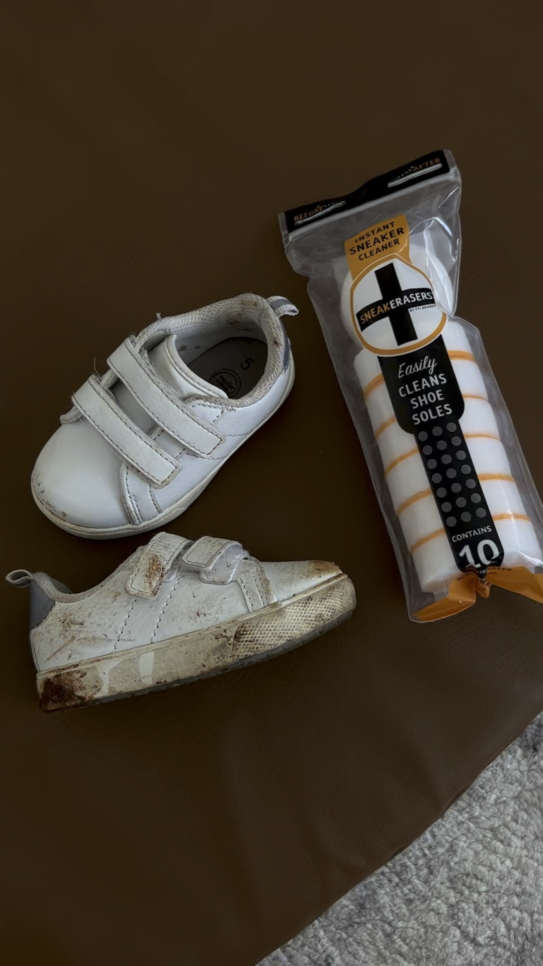 SneakERASERS Instant Sole and Sneaker Cleaner, Premium, Disposable