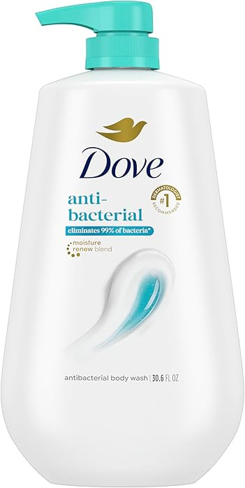 Dove Body Wash with Pump Antibacterial For All Skin Types Protects from Dryness 30.6 oz | Amazon (US)