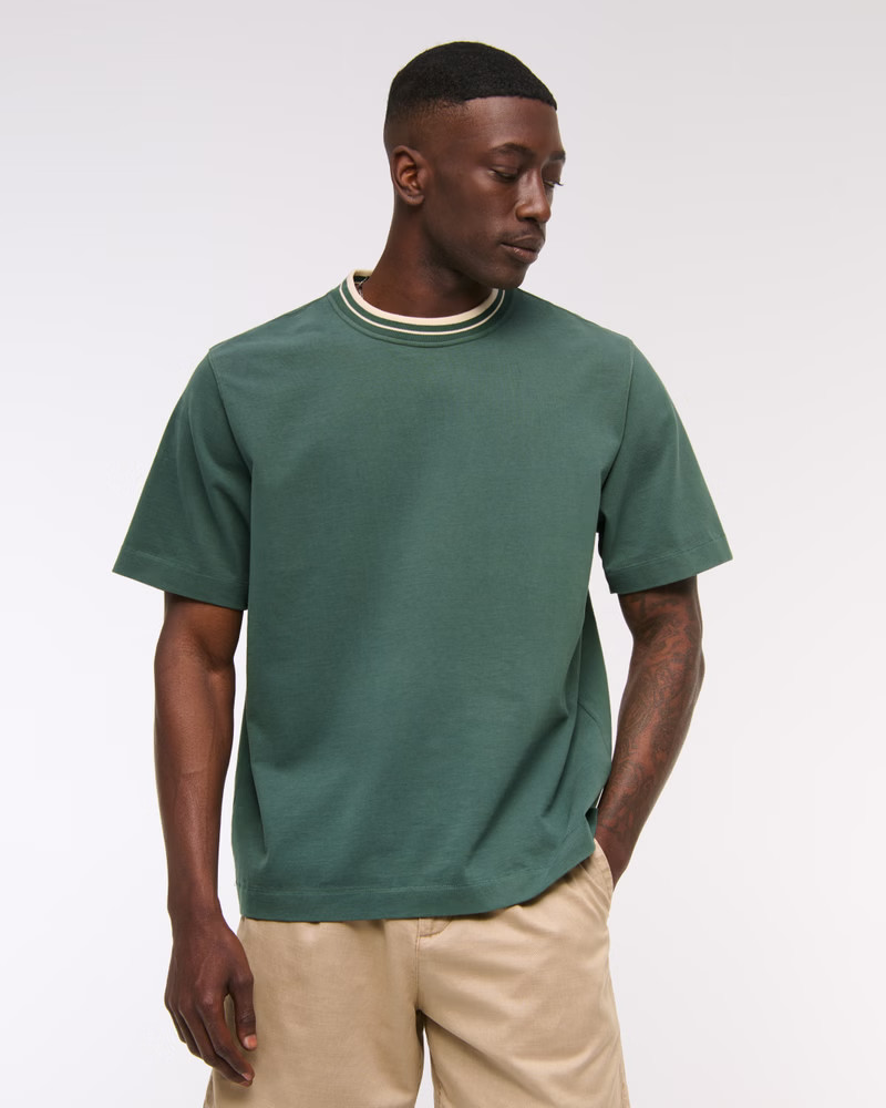 Men's Premium Heavyweight 2.0 Tee | Men's Tops | Abercrombie.com | Abercrombie & Fitch (US)