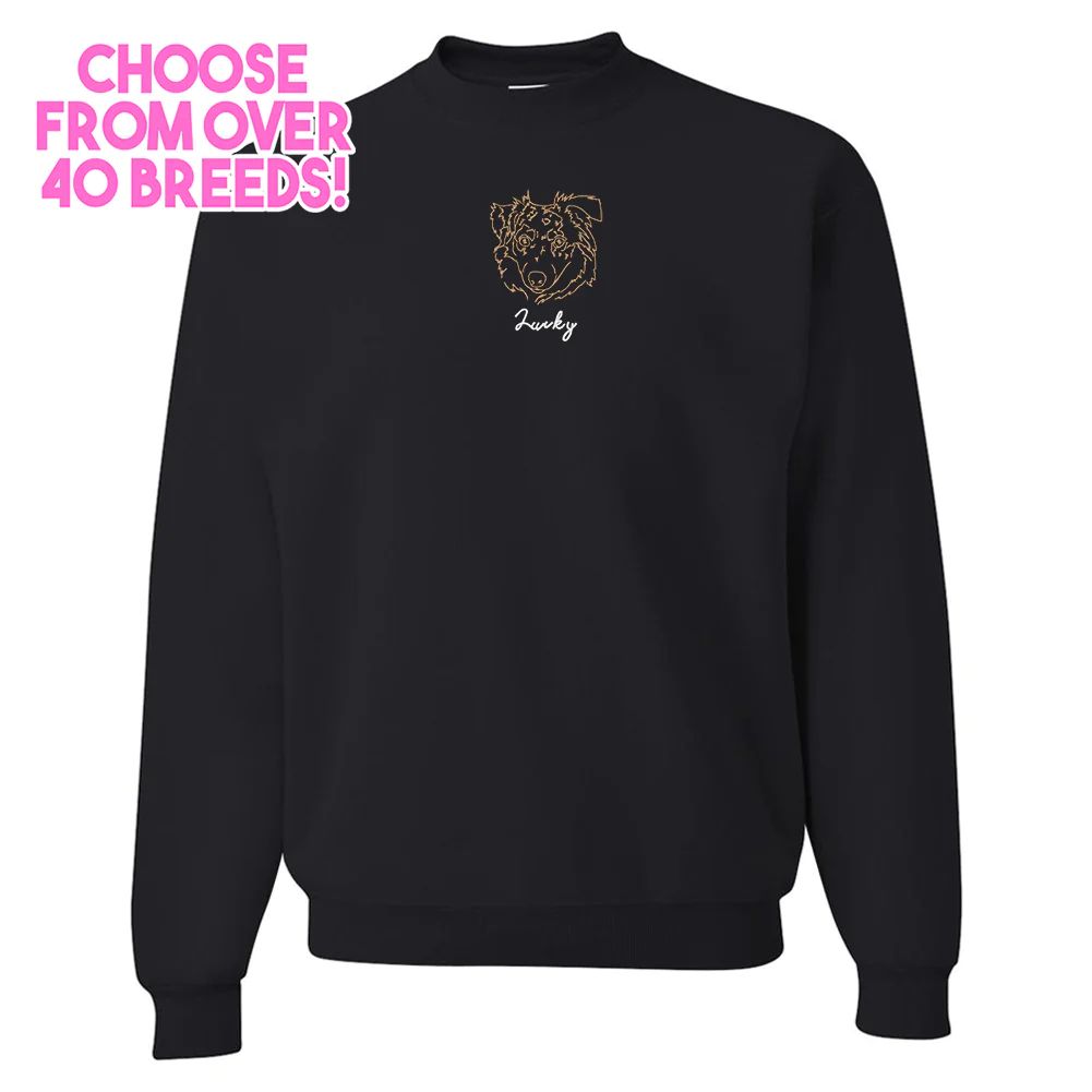 Make It Yours™ Dog Breed Crewneck Sweatshirt | United Monograms